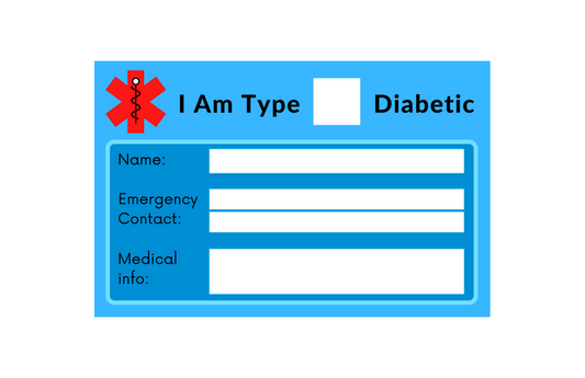 diabetes ID card